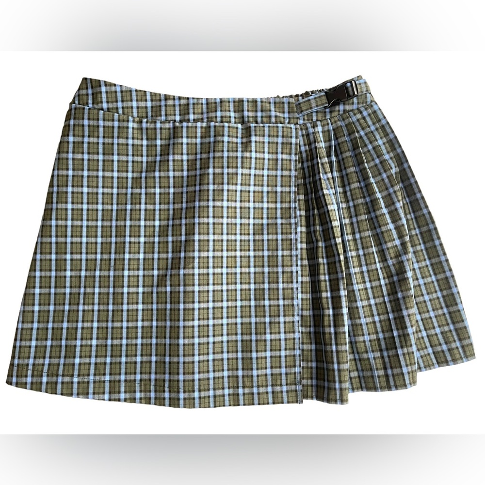 Wild Fable Plaid Pleated Mini Skirt XL